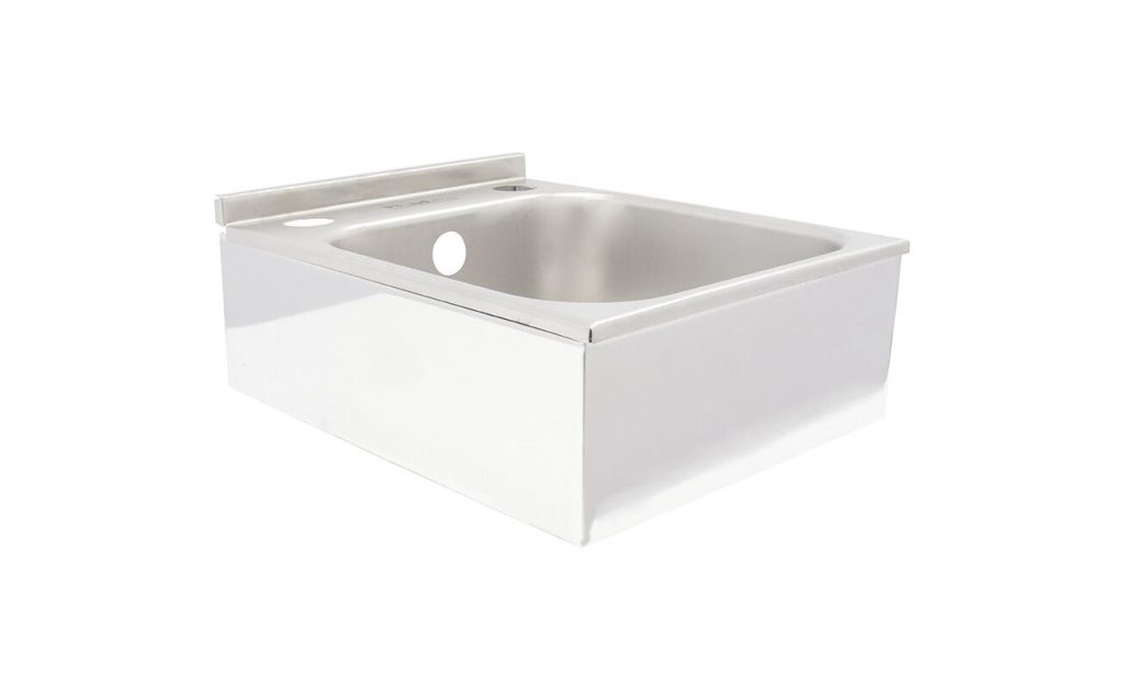 CWBHANDI/T – Stainless Steel Square Hand Wash sink with taps CWBHANDI/T – Stainless Steel Square Hand Wash sink with taps