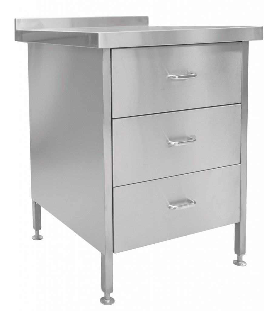 DRAWER3 – Stainless Steel 3 Drawer Unit DRAWER3 – Stainless Steel 3 Drawer Unit