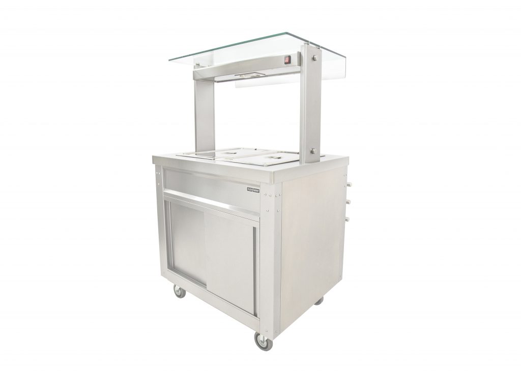 FS-AW2 – Flexi Serve Ambient Cupboard with Chilled Well and LED Illuminated Gantry
