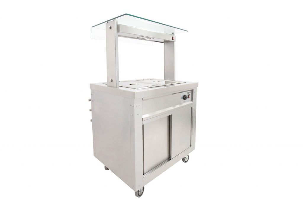 FS-HBW2 – Flexi Serve Hot Cupboard with Wet Well Bain Marie Top and Quartz Heated Gantry FS-HBW2 – Flexi Serve Hot Cupboard with Wet Well Bain Marie Top and Quartz Heated Gantry
