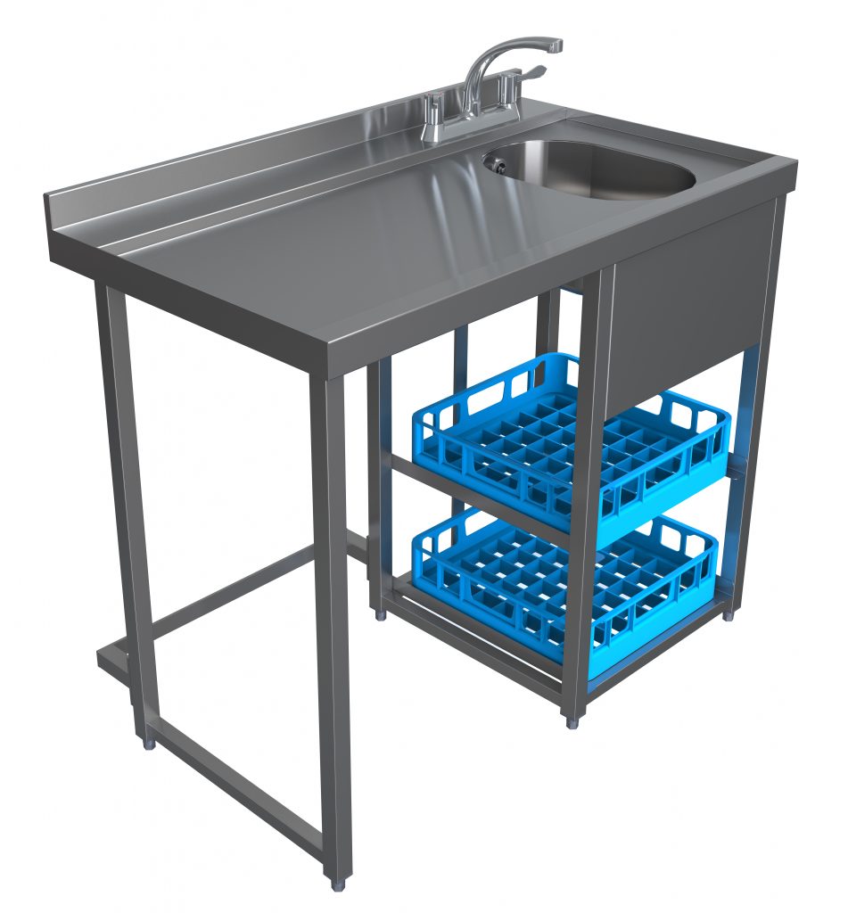 MB-GS5 Modular Bar Glasswash Station