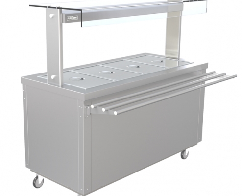 HOT CUPBOARD WITH DRY BAIN MARIE TOP