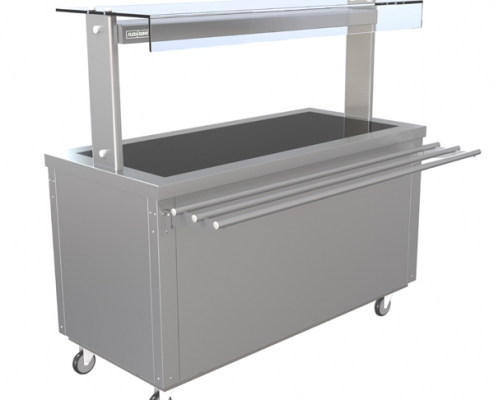 HOT CUPBOARD WITH HOT TOP
